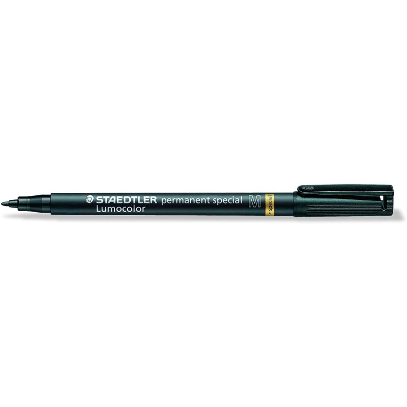 Staedtler Lumocolor Permanent Special 319 Marcatore permanente - Punta di circa 1 mm - Asciugatura rapida - Resistente a