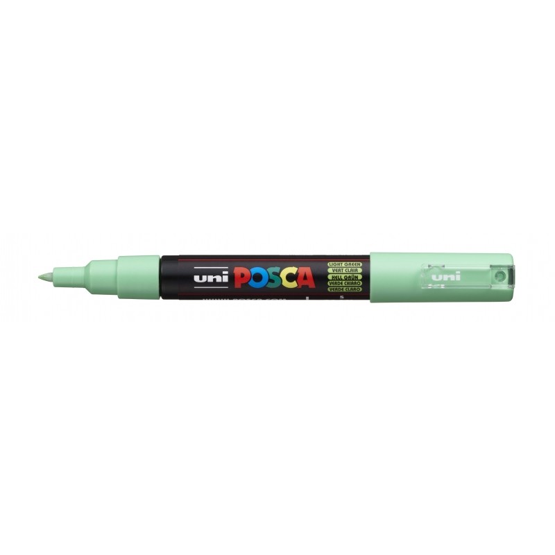 Posca PC-1M Pennarello - Punta conica in poliestere da 0.7 mm - Inchiostro a base d'acqua - Non permanente - Resistente 