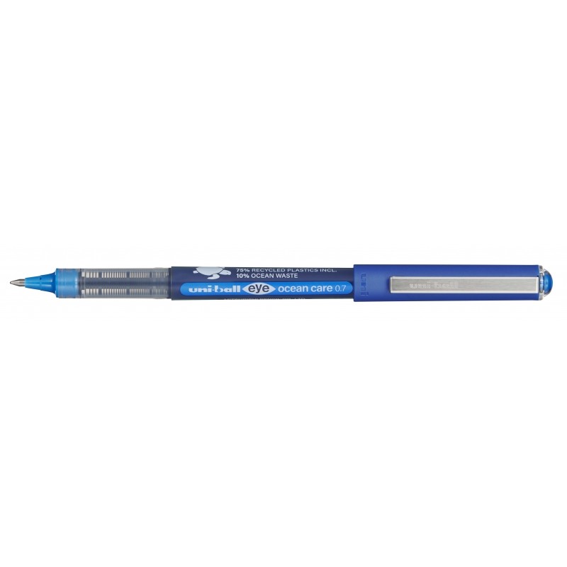 Uni-ball Eye Ocean Care UB-157ROP Penna a sfera a inchiostro liquido - Punta a sfera 0.7 mm - Tratto 0.5 mm - Inchiostro