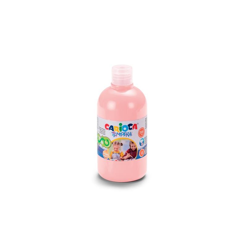 Bottiglia di tempera Carioca 500ml - Colori super lavabili - Facile da miscelare - Applicabile su materiali porosi - Alt