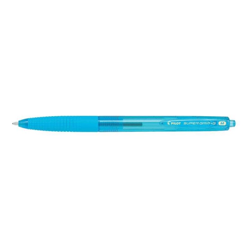 Pilot SuperGrip G Penna a sfera retrattile - Tondo 1.0 mm - Tratto 0.4 mm - Inchiostro a base d'olio - Impugnatura ergon