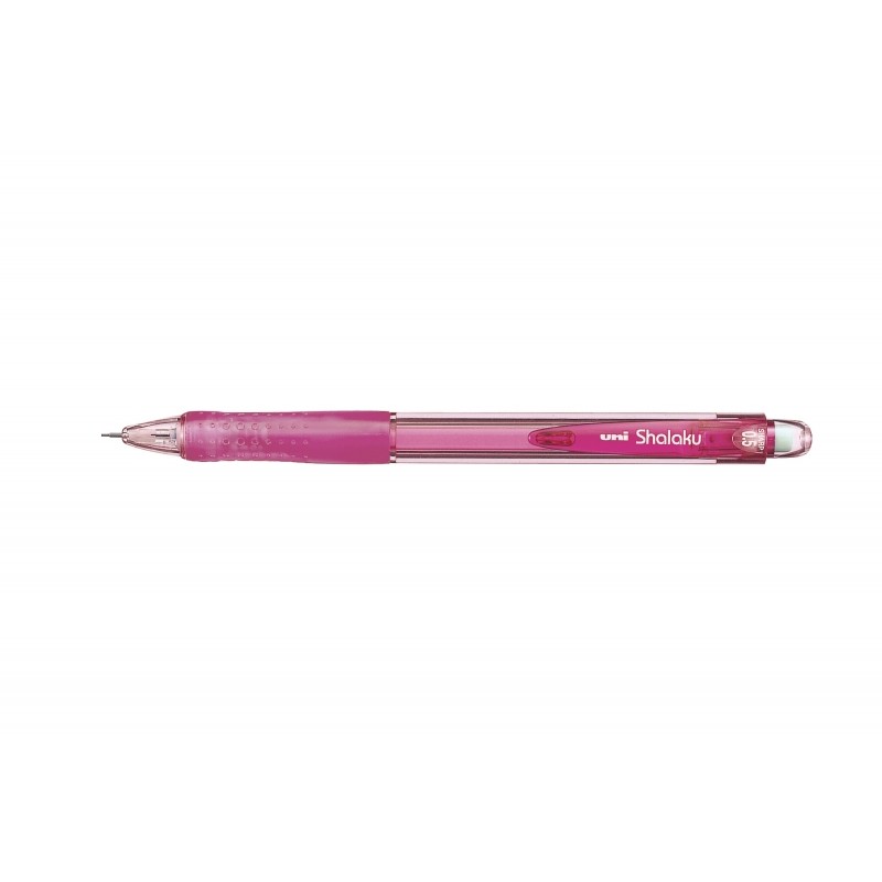 Matita meccanica Uni-ball Shalaku M5-100 - Larghezza linea 0.5 mm - 2 mina HB - Impugnatura in gomma anti-fatica - Gomma