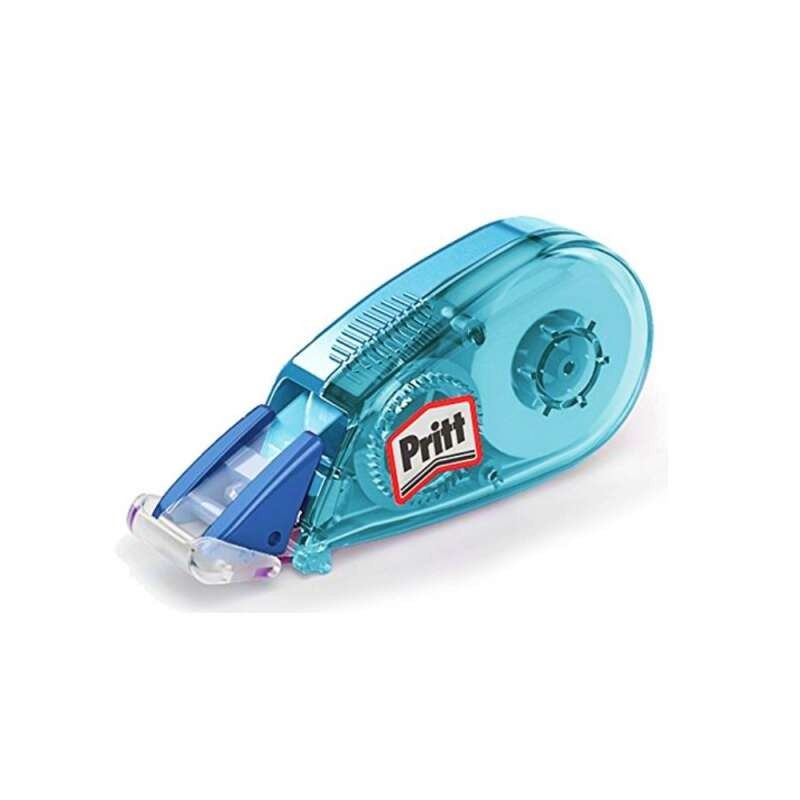 Nastro correttore Pritt Micro Roller 5mm x 6m - Applicazione pulita - Preciso - Riciclabile - Colori blu. verde e rosa