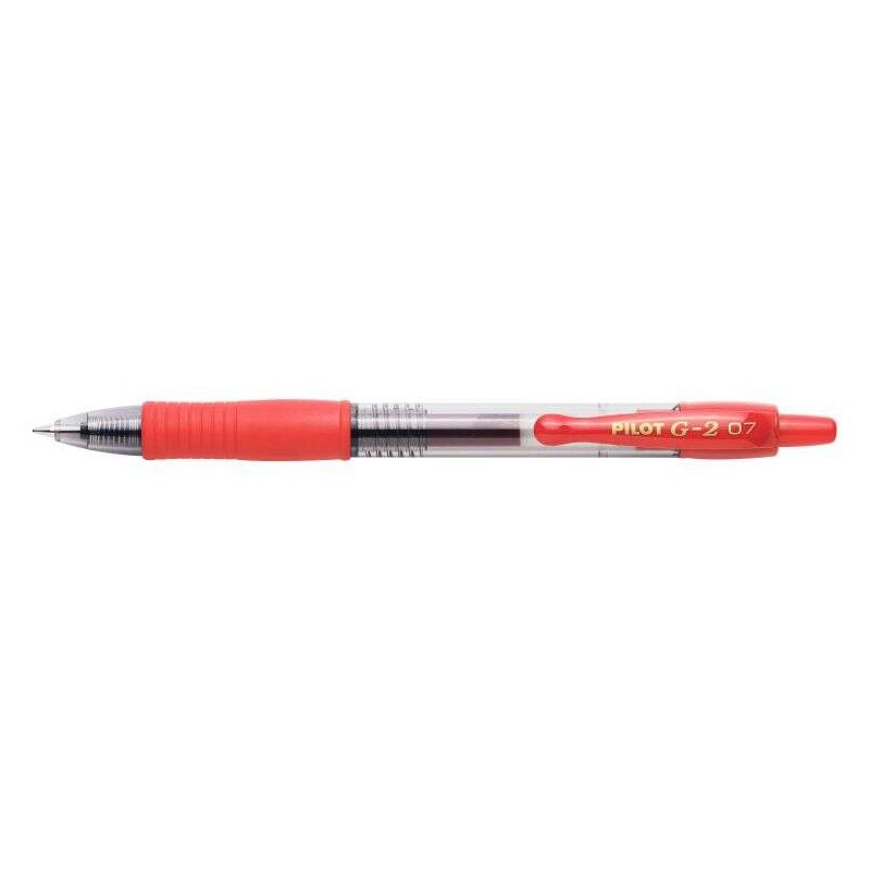 Pilot Gel Pen G2 Rollerball Retrattile - Ricaricabile - Penna a sfera rotonda 0.7 mm - Tratto 0.32 mm - Impugnatura ergo