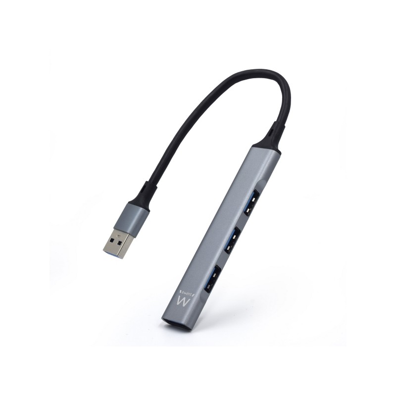 Hub USB3.2 Ewent - 1 USB-A - 1 porta USB 3.2 - 3 porte USB 2.0