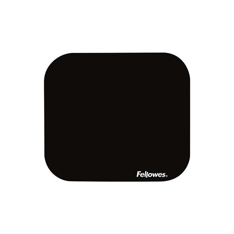 Tappetino per mouse Fellowes Premium - Base in gomma antiscivolo - Superficie in poliestere - 23.2x19.9 cm - Nero - Colo