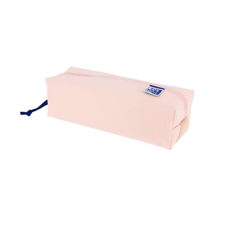 Oxford Live e Go - Portamatite quadrato grande - Materiale imbottito - Cinghia in gomma elastica per fissaggio al notebo