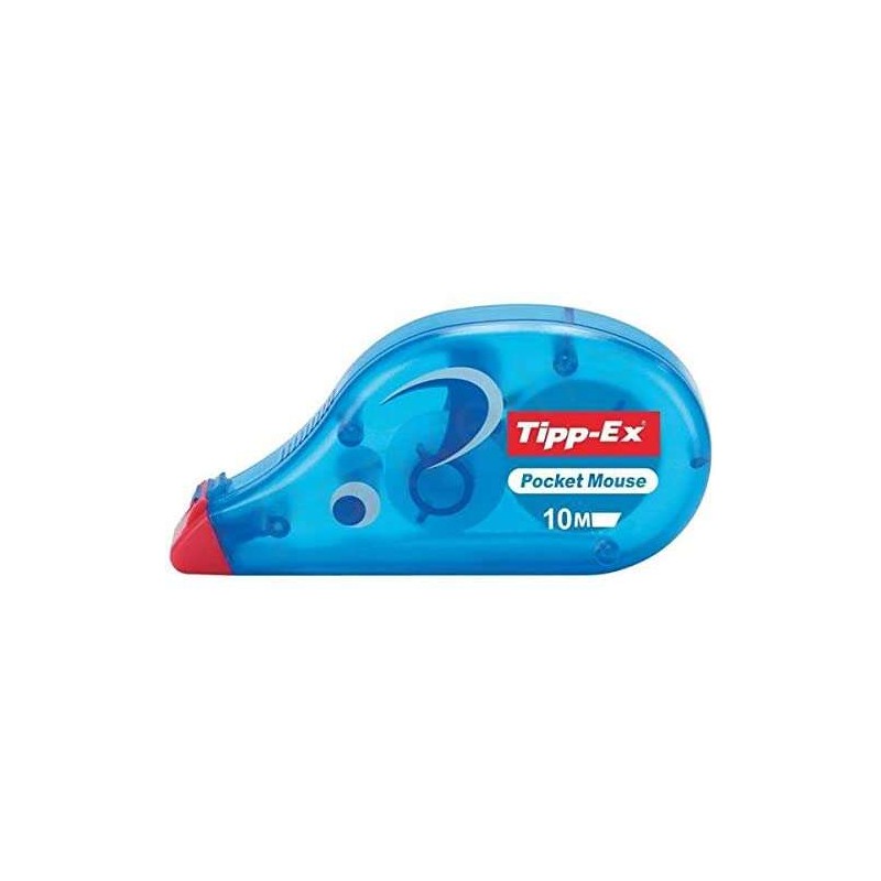 Tipp-Ex Pocket Mouse Nastro correttivo 4.20 mm x 10 m - Resistente - Scrittura immediata - Cappuccio protettivo