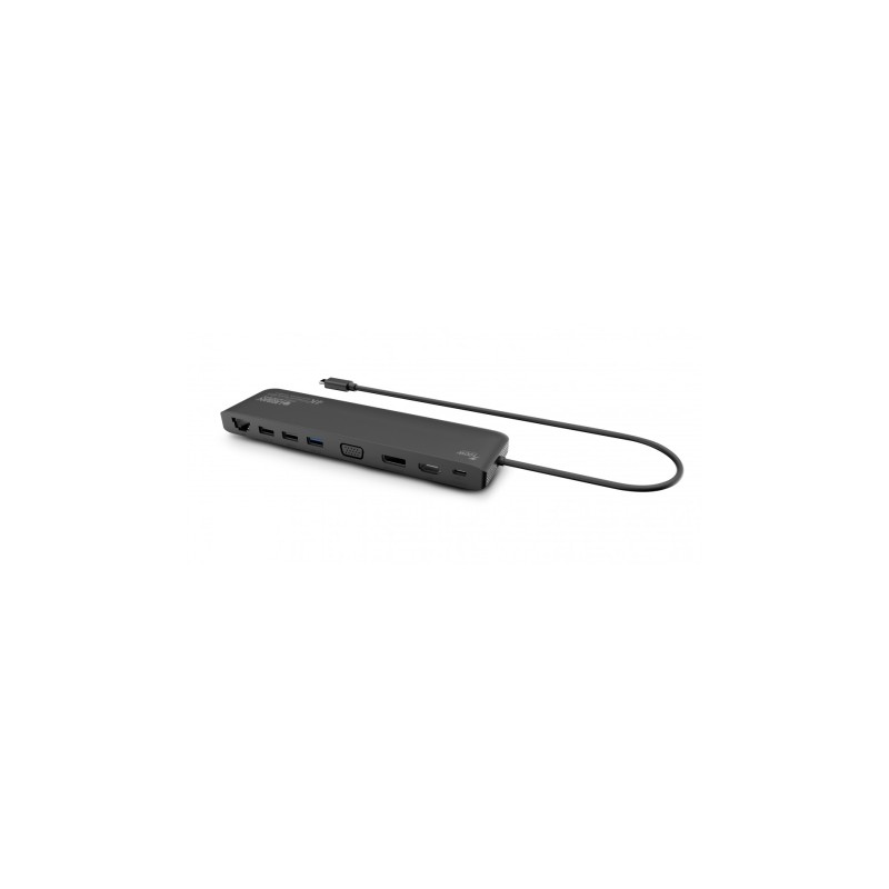 Urban Factory Hubee 12 in 1 Hub - USB-C maschio - DisplayPort/USB-C/USB-A/HDMI/SD/SD/MSD/JACK 3.5mm/RJ45/VGA femmina - M
