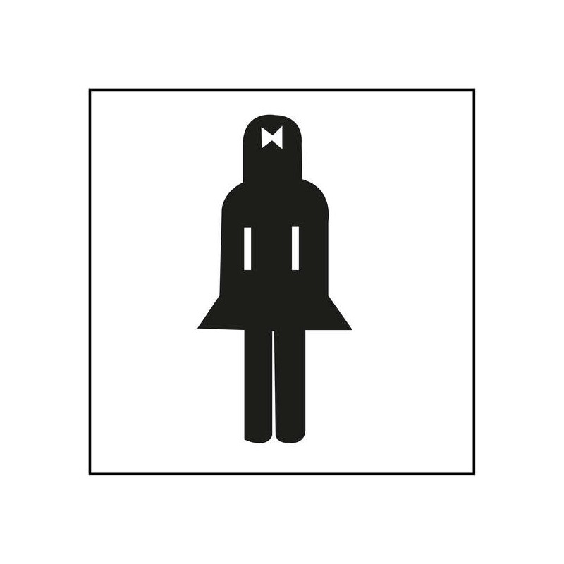 Apli Sticker Signage Sticker Ladies 1 U.
