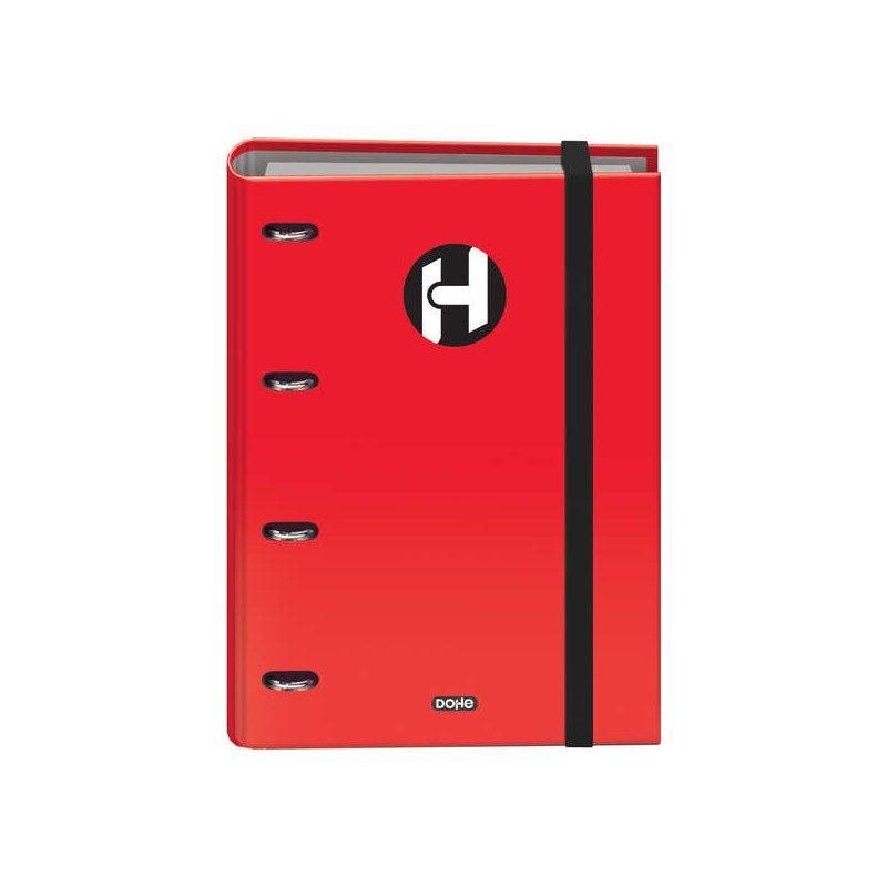 Dohe Serie Icon formato A4 Raccoglitore a 4 anelli con 4 fori - Punzonatura a 4 fori - Punzonatura a 4 fori - Chiusura c