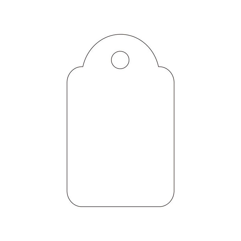 Apli Etichette da appendere bianche 18 x 29 mm 200 pz.