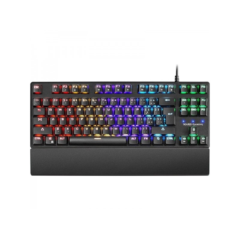 Tastiera meccanica Mars Gaming MKXTKL - Design compatto TKL - Illuminazione multieffetto RGB - Interruttori OUTEMU SQ - 
