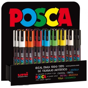Posca PC3M Display di 36...