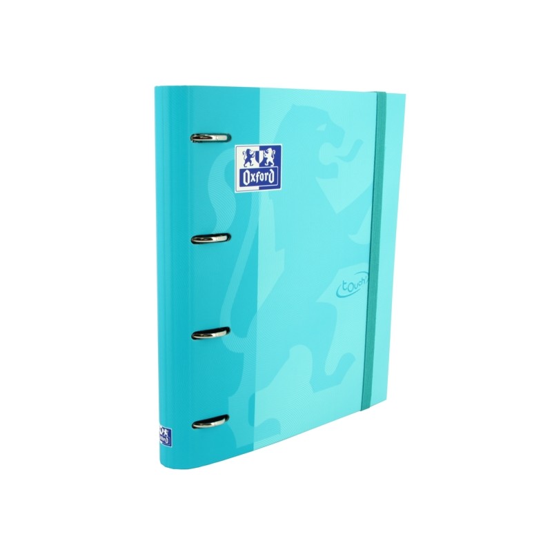 Raccoglitore ad anelli Oxford Europeanbinder Touch A4+ con ricarica 5x5 Griglia - Copertina morbida - Raccoglitore elast