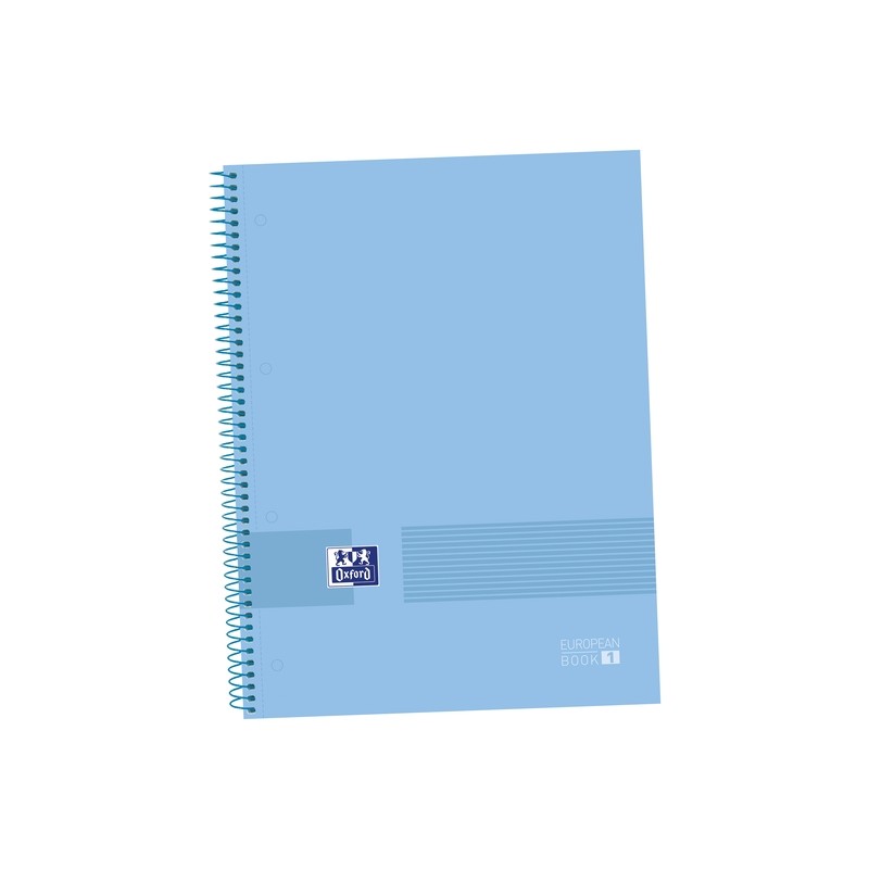 Oxford e You A4+ Europeanbook Copertina rigida - Taccuino da 80 fogli - Formato A4+ - Blu