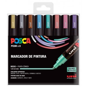Posca PC-5M/8C Confezione...