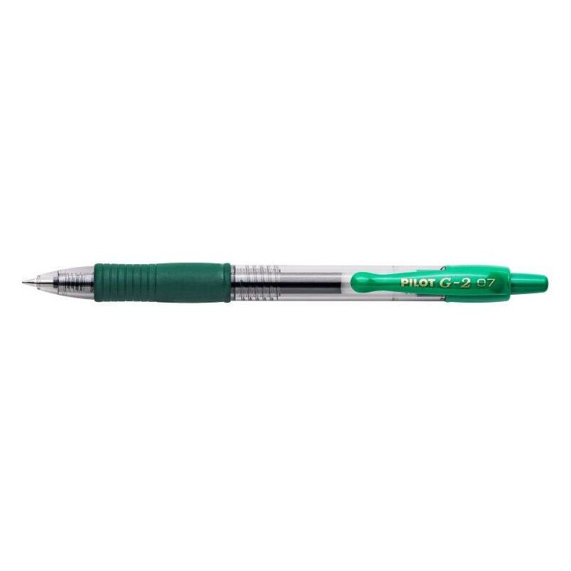 Pilot Gel Pen G2 Rollerball Retrattile - Ricaricabile - Penna a sfera rotonda 0.7 mm - Tratto 0.32 mm - Impugnatura ergo