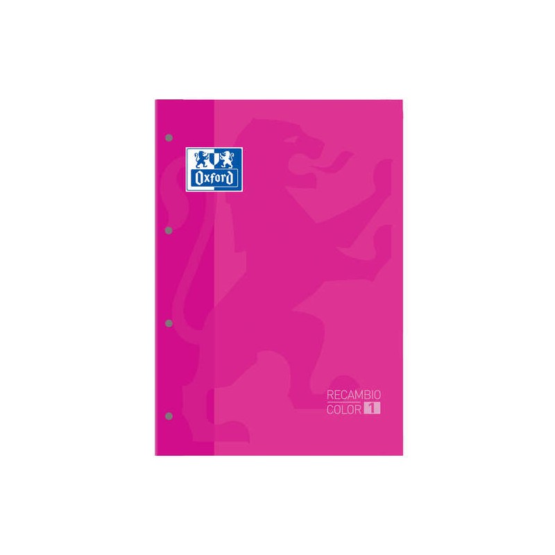 Quaderno Oxford School Classic - Formato A4 - Copertina morbida - Incollato - Griglia 5x5 - 80 fogli - Colore Fucsia