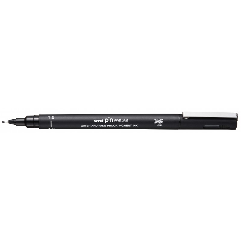 Penna di calibrazione Uni-ball PIN12-200(S) - Punta in policarbonato 1.2 mm - Larghezza linea 1.2 mm - Inchiostro pigmen