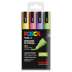 Posca PC-5M Confezione da 4...