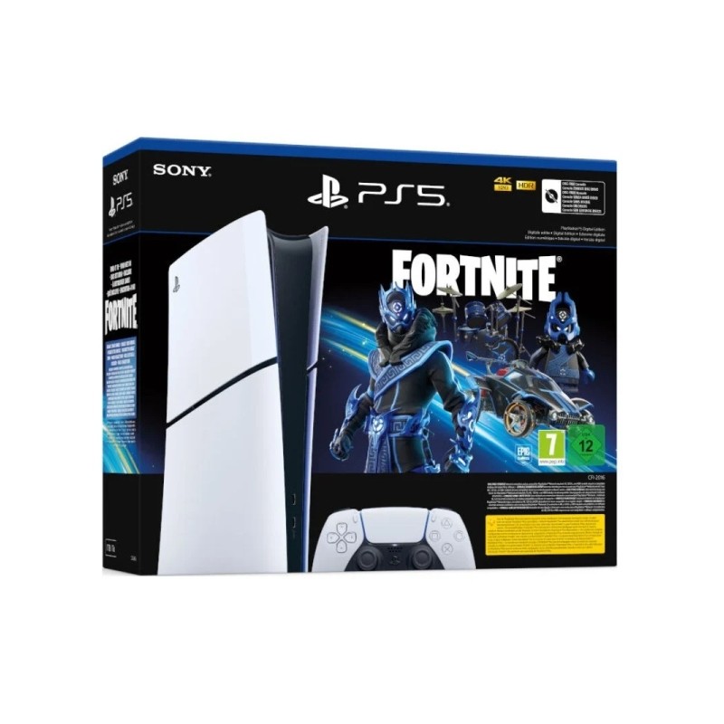 Sony PS5 Console PlayStation 5 Slim Digital Chassis D 825GB + Fortnite Cobalt Star