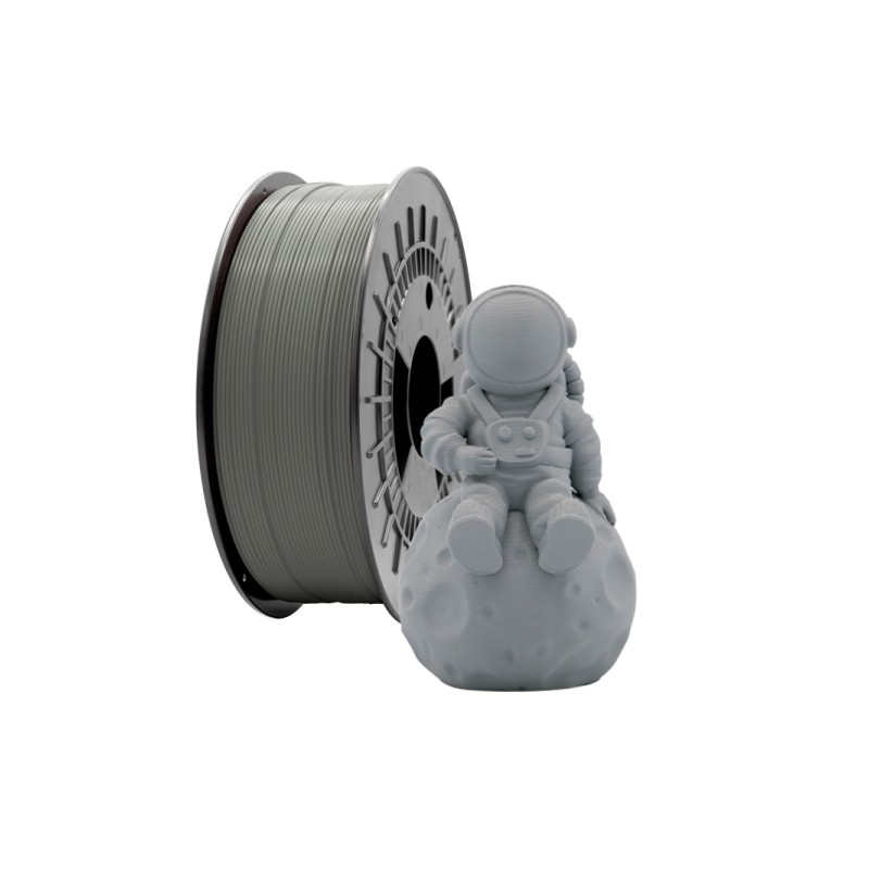 Filamento 3D PLA MATTE - Diametro 1.75 mm - Bobina 1 kg - Colore grigio scuro