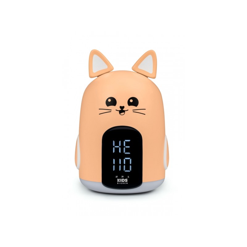 Sveglia tattile per bambini Bigben - Sveglia programmabile con 3 suoni - Intensità luminosa regolabile - Visualizzazion