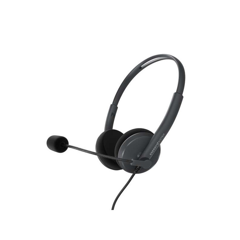 Energy Sistem Cuffie Office 2 - Compatibili con PC/Mac/Smartphone - Spina da 3.5 mm - Microfono con braccio retrattile -