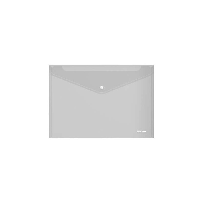 Erichkrause Fizzy Classic Busta per documenti ?4 - In plastica - Struttura ruvida - Trasparente