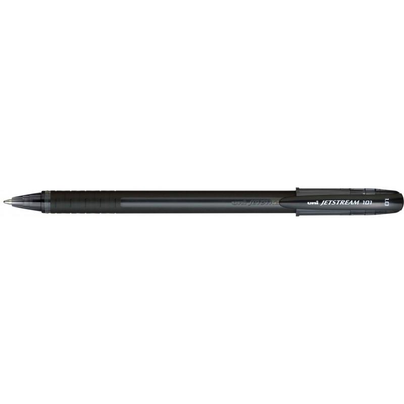 Penna a sfera Uni-ball JetStream SX-101-10 - Punta a sfera da 1 mm - Inchiostro a secco istantaneo - Ideale per mancini 