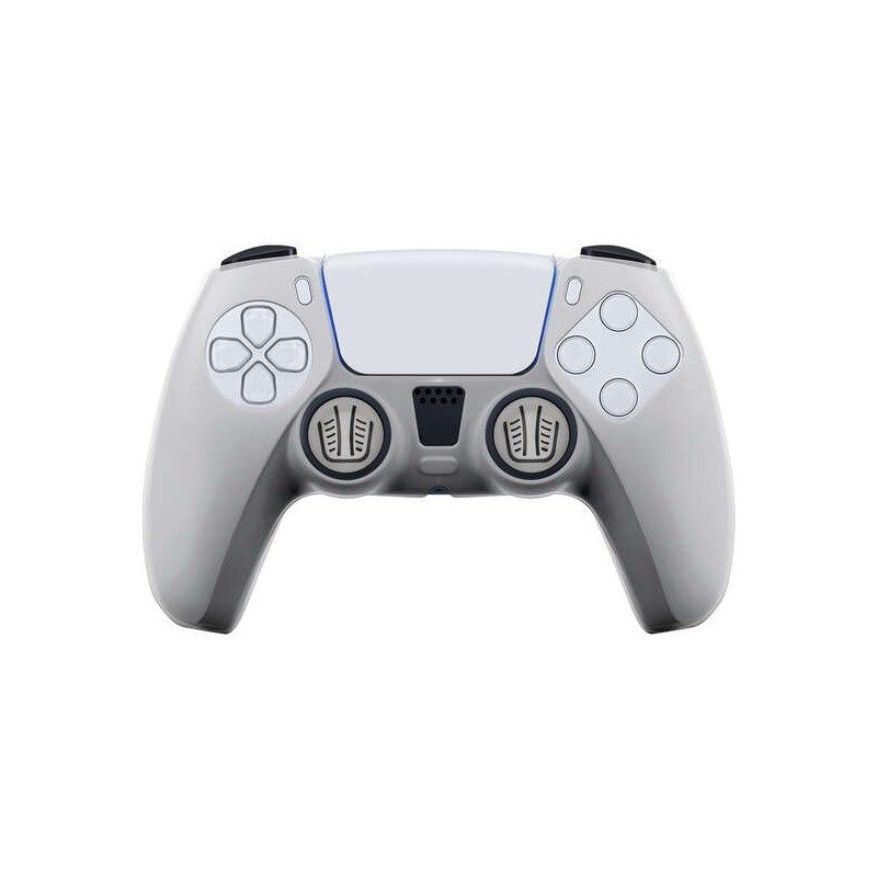 Custodia in silicone trasparente FR-TEC + impugnature per Dualsense PS5 - Protezione senza alterare l'aspetto - Migliora