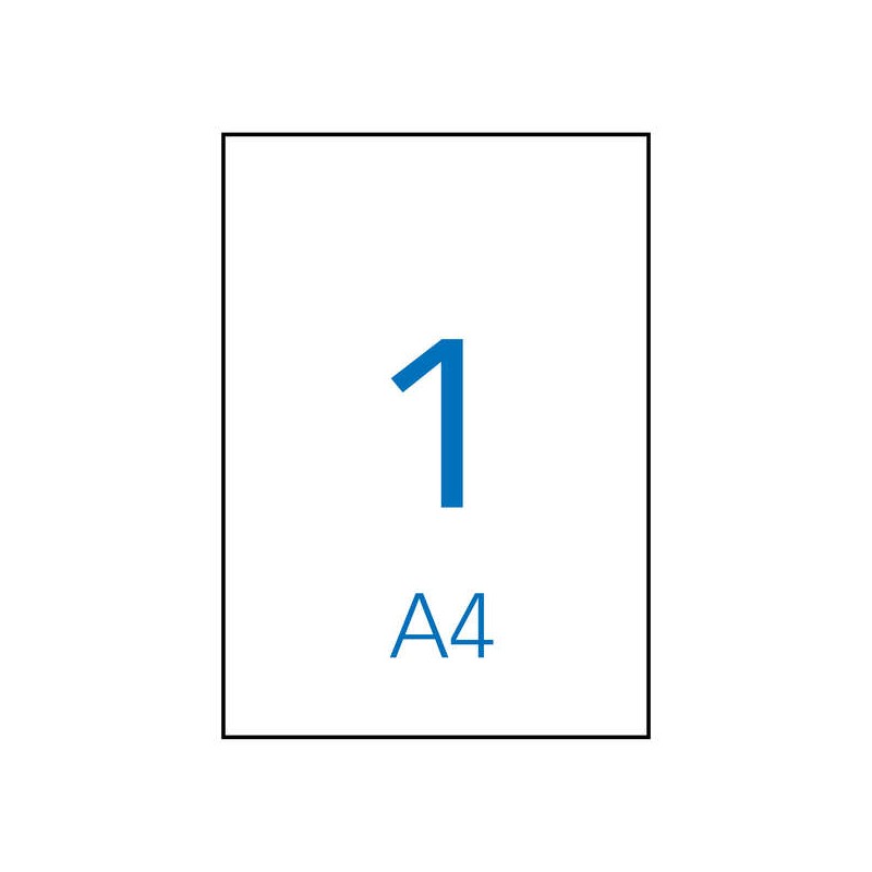 Apli Etichette per la casa bianco opaco 210 x 297 mm 10 fogli