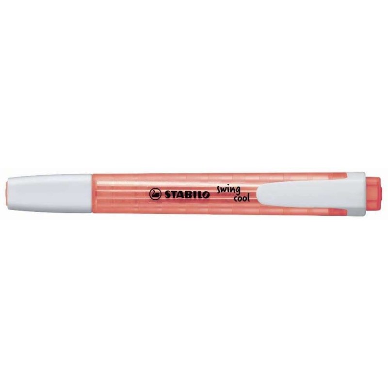 Marcatore Stabilo Swing Cool Fluorescente - Corpo piatto - Punta smussata - Linea da 1 a 4 mm - Inchiostro a base d'acqu