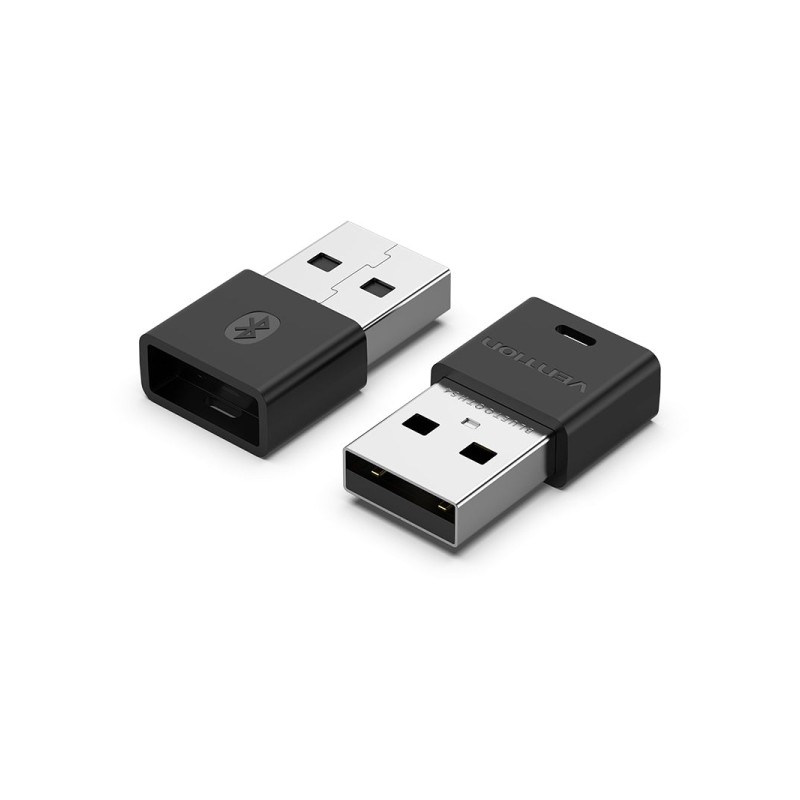 Adattatore USB Bluetooth 5.4 di Vention - Portata 20 m - Nero