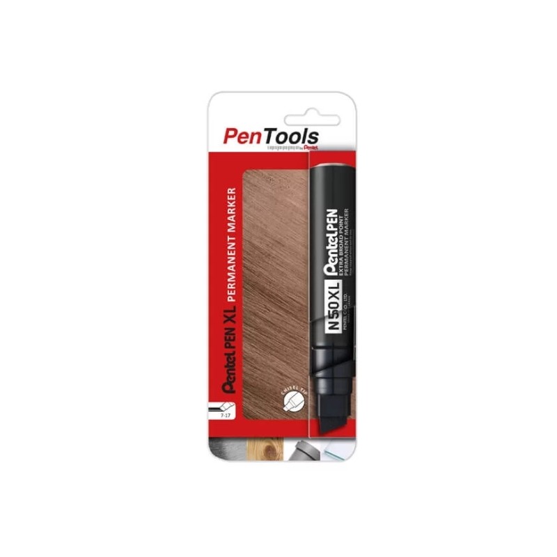 Penna Pentel PenTools N50XL Industriale Permanente - Tratto 11-17 mm - Punta smussata resistente e durevole - Impermeabi