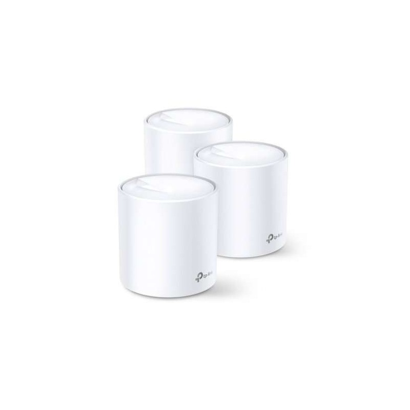 TP-Link WiFi 6 Mesh Dual Band System AX1800 - 3 unità Deco - 2 porte LAN Ethernet (RJ-45) - Copertura WiFi fino a 1760m