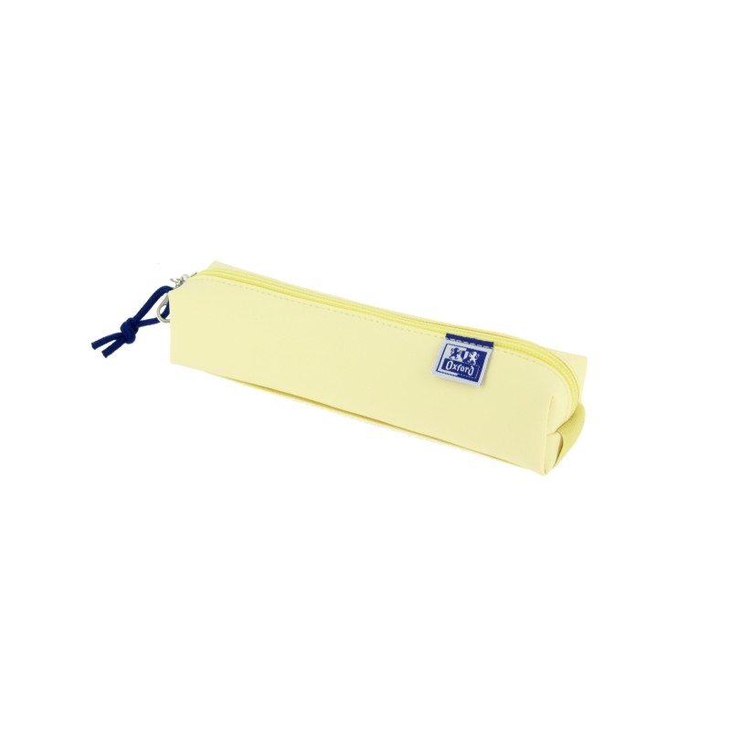 Oxford Live e Go Piccolo astuccio quadrato per matite - Materiale imbottito - Banda elastica per fissaggio al notebook -
