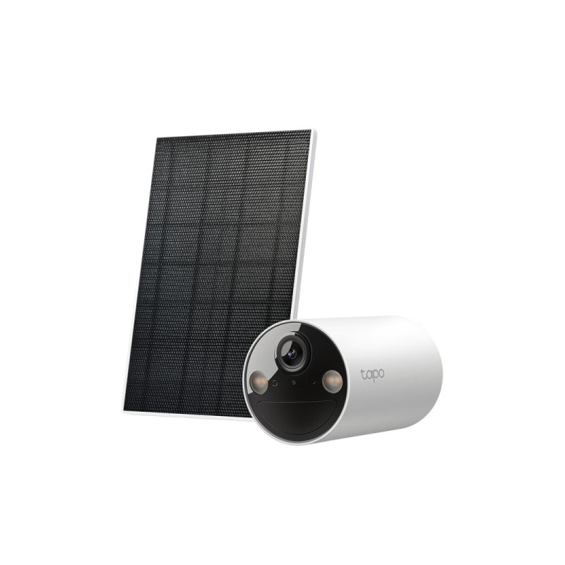 TP-Link TC82 Kit Telecamera di sicurezza IP WiFi 2K 3MP + Pannello solare Tapo A201 - Interno ed esterno - Visione nottu