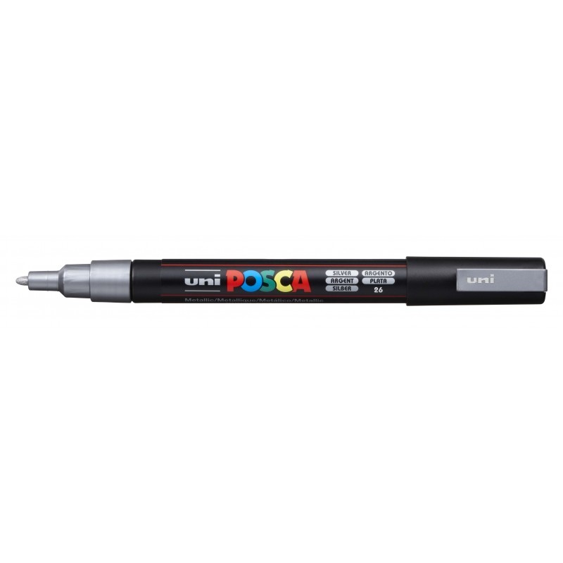 Posca PC-3M Marcatore a vernice - Punta conica in poliestere 0.9-1.3 mm - Inchiostro a base d'acqua - Resistente alla lu
