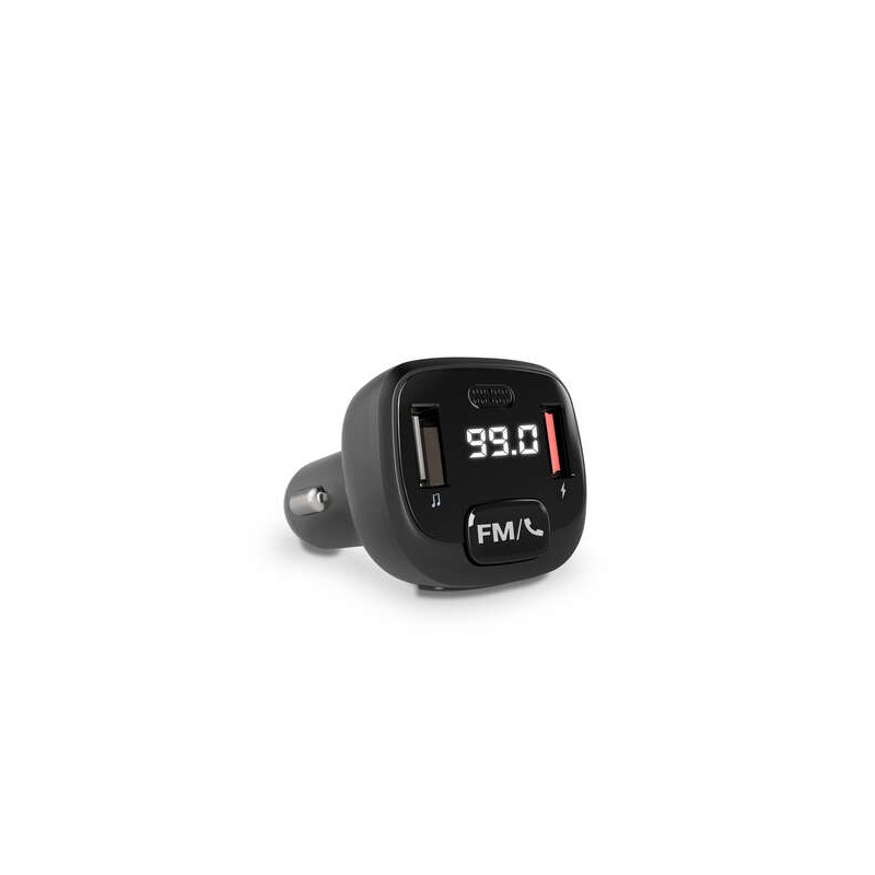 Trasmettitore FM per auto Energy Sistem - Bluetooth - MicroSD - USB MP3 - Assistente vocale - Vivavoce - Colore nero