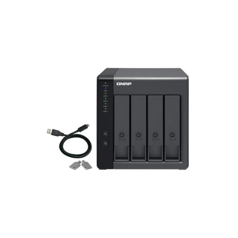 QNAP TR-004 Contenitore di espansione RAID USB 3.0 - 4 alloggiamenti 2.5. 3.5 - Ventola da 120 mm