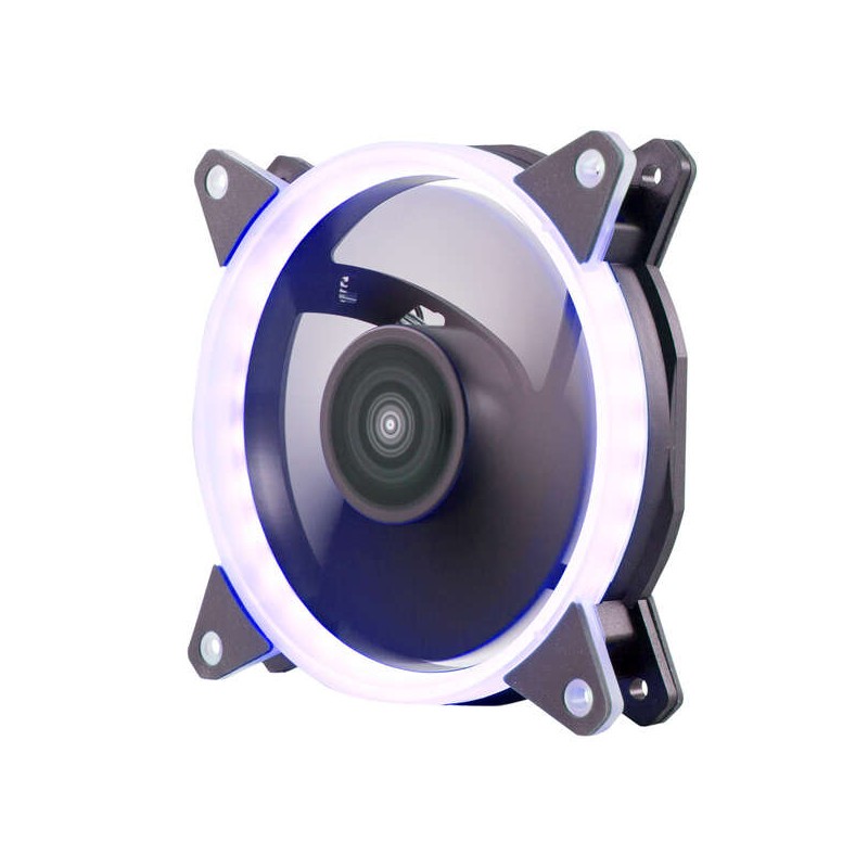 Ventola Unykach Candy 20 Blue 120mm con illuminazione blu - Velocità massima 1400rpm - Colore nero. 1400 giri/min - Col