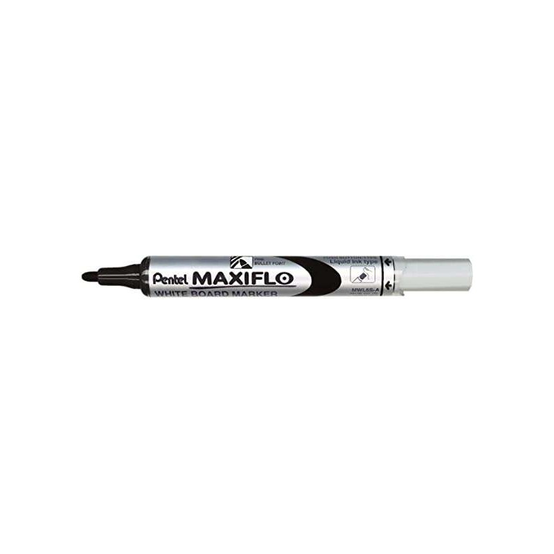 Penna per lavagna Pentel Maxiflo - Controllo del flusso d'inchiostro - Punta a proiettile - Larghezza del tratto 2 mm - 