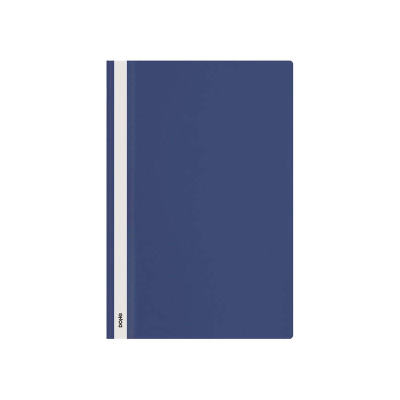 Cartella Dohe Dohe con chiusura - Formato Folio - Copertina trasparente e dorso opaco - In polipropilene
