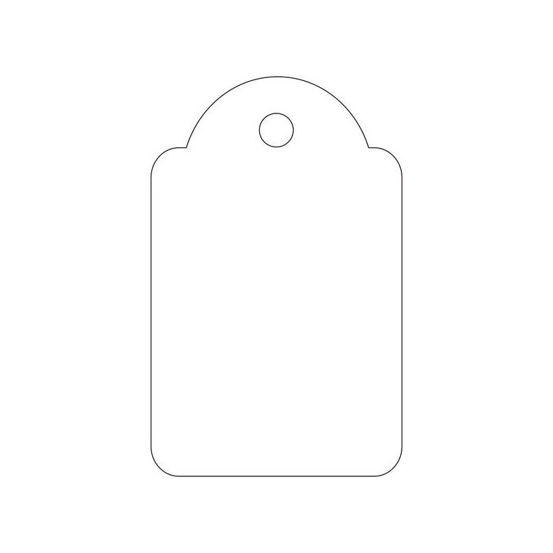 Apli Pink Cartellini da appendere 22 x 35 mm 100 pz.
