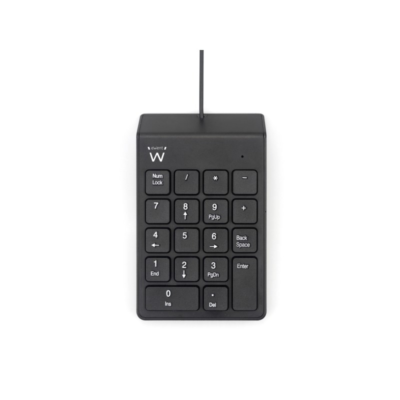 Tastiera numerica Ewent - Cavo USB-A da 1.35 m - Nero
