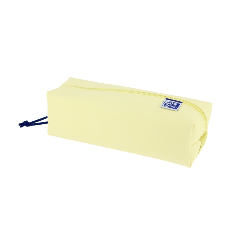 Oxford Live e Go - Portamatite quadrato grande - Materiale imbottito - Banda elastica per fissaggio al notebook - Colore