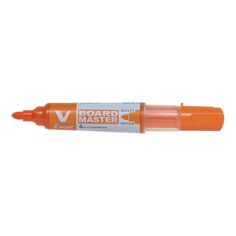 Pilot V-Board Master Begreen Marcatore per lavagna bianca - Penna rotonda da 6 mm - Penna da 2.3 mm - Plastica riciclata