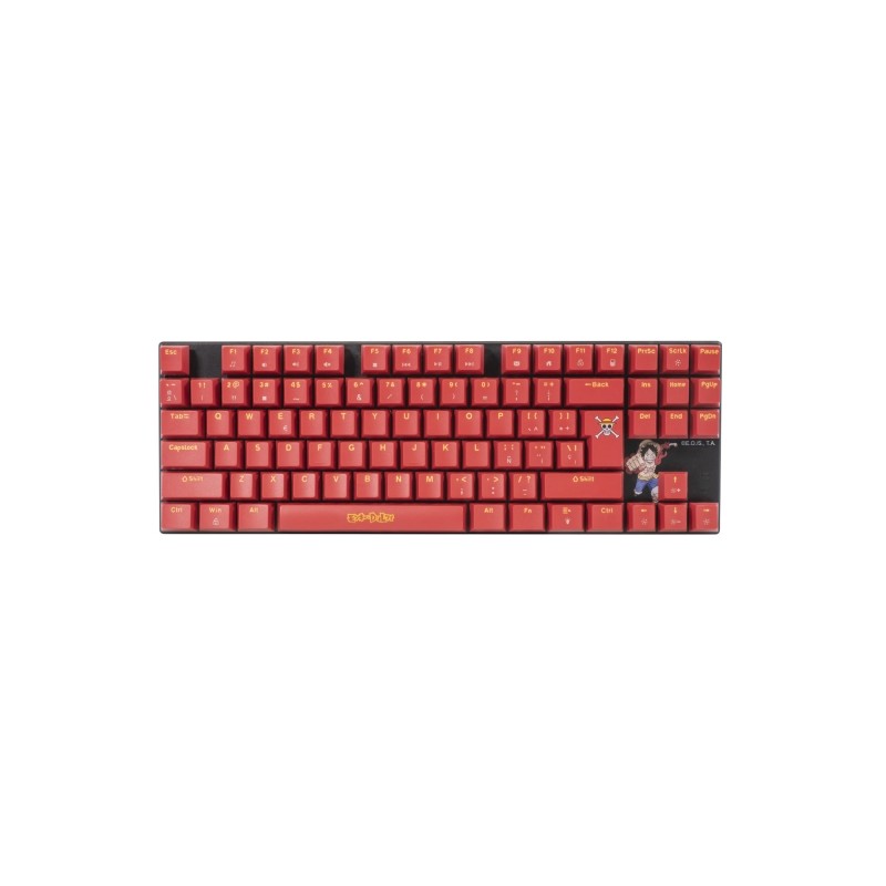 Tastiera meccanica da gioco FR-TEC TKL Compact One Piece Luffy - Retroilluminazione - Anti-Ghosting - Cavo intrecciato -